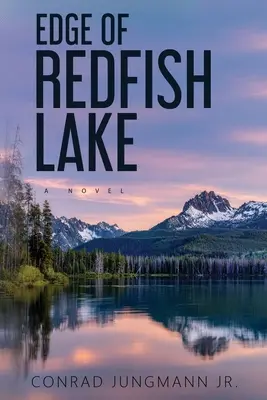 Krawędź jeziora Redfish: Duży błyszczący Paperback - Edge of Redfish Lake: Large Glossy Paperback