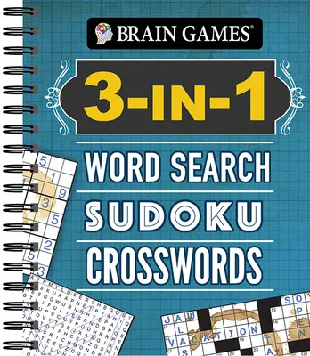 Brain Games - 3 w 1: wyszukiwanie słów, sudoku, krzyżówki - Brain Games - 3-In-1: Word Search, Sudoku, Crosswords