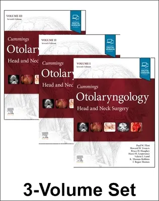 Cummings Otolaryngologia - Chirurgia głowy i szyi, zestaw 3 tomów - Cummings Otolaryngology - Head and Neck Surgery, 3-Volume Set