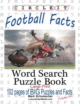 Kółko graniaste, Fakty o piłce nożnej, Wyszukiwanie słów, Książka z łamigłówkami - Circle It, Football Facts, Word Search, Puzzle Book