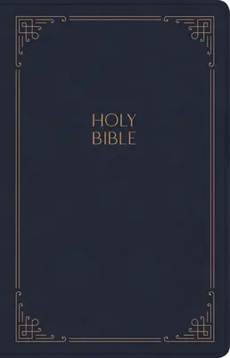 KJV Large Print Personal Size Reference Bible, Navy Leathertouch z indeksem - KJV Large Print Personal Size Reference Bible, Navy Leathertouch Indexed