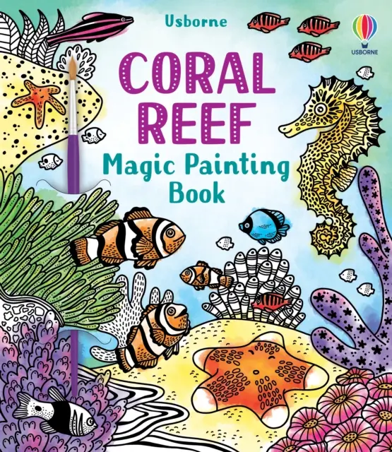 Magiczna książka do malowania rafy koralowej - Coral Reef Magic Painting Book