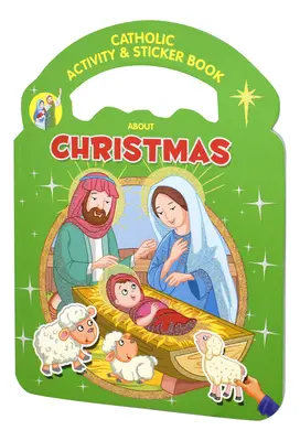 Katolicka książeczka z naklejkami o Bożym Narodzeniu - Catholic Activity & Sticker Book about Christmas