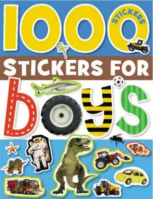 1000 naklejek dla chłopców [z naklejkami] - 1000 Stickers for Boys [With Sticker(s)]