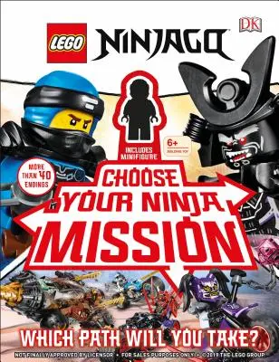 Lego Ninjago Wybierz swoją misję ninja: Z minifigurką Ninjago Jay - Lego Ninjago Choose Your Ninja Mission: With Ninjago Jay Minifigure