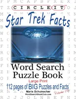 Krąg, fakty o Star Trek, wyszukiwanie słów, książka z łamigłówkami - Circle It, Star Trek Facts, Word Search, Puzzle Book