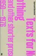 Teksty o niczym i inna krótsza proza, 1950-1976 - Texts for Nothing and Other Shorter Prose, 1950-1976