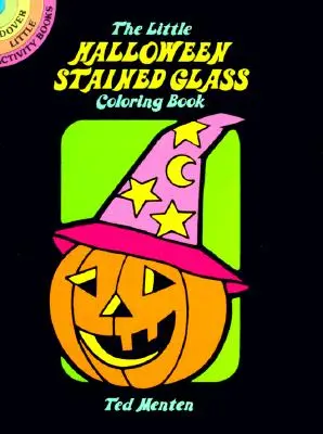 Mała kolorowanka z witrażami na Halloween - The Little Halloween Stained Glass Coloring Book