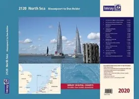 Imray 2120 Morze Północne - Nieuwpoort do Den Helder Atlas map 2020 - Nieuwpoort do Den Helder (w tym arkusz planowania przejścia przez Morze Północne) - Imray 2120 North Sea - Nieuwpoort to Den Helder Chart Atlas 2020 - Nieuwpoort to Den Helder (including North Sea Passage Planning sheet)