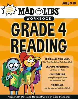 Zeszyt ćwiczeń Mad Libs: Klasa 4 Czytanie - Mad Libs Workbook: Grade 4 Reading