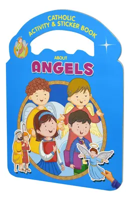 Katolicka książeczka z ćwiczeniami i naklejkami o aniołach - Catholic Activity & Sticker Book about Angels