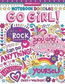 Notebook Doodles Go Girl!: Kolorowanka i zeszyt ćwiczeń - Notebook Doodles Go Girl!: Coloring & Activity Book