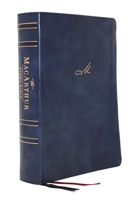 Nkjv, MacArthur Study Bible, wydanie 2, skórzana miękka, niebieska, wygodny druk: Uwolnienie Bożej prawdy jeden werset na raz - Nkjv, MacArthur Study Bible, 2nd Edition, Leathersoft, Blue, Comfort Print: Unleashing God's Truth One Verse at a Time