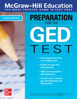McGraw-Hill Education Przygotowanie do egzaminu GED, wydanie czwarte - McGraw-Hill Education Preparation for the GED Test, Fourth Edition