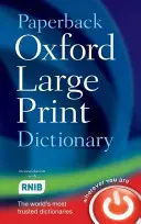 Słownik Oxford Large Print w miękkiej oprawie - Paperback Oxford Large Print Dictionary