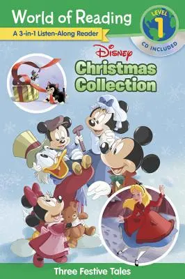 Disney Christmas Collection 3-In-1 Listen-Along Reader: Trzy świąteczne opowieści [z płytą audio CD] - Disney Christmas Collection 3-In-1 Listen-Along Reader: Three Festive Tales [With Audio CD]