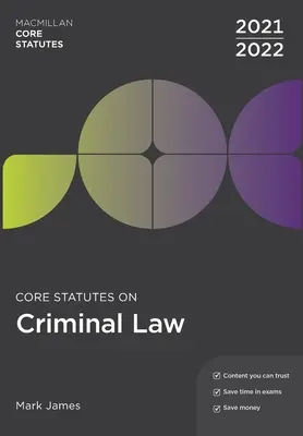 Podstawowe akty prawne dotyczące prawa karnego 2021-22 - Core Statutes on Criminal Law 2021-22