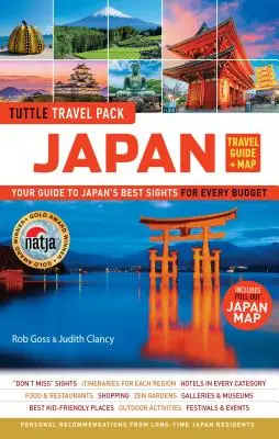 Japan Travel Guide & Map Tuttle Travel Pack: Twój przewodnik po najlepszych zabytkach Japonii na każdą kieszeń (zawiera wysuwaną mapę Japonii) - Japan Travel Guide & Map Tuttle Travel Pack: Your Guide to Japan's Best Sights for Every Budget (Includes Pull-Out Japan Map)