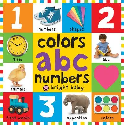 Duże książki planszowe Kolory, Abc, Liczby - Big Board Books Colors, Abc, Numbers