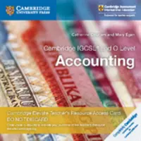 Cambridge Igcse(r) and O Level Accounting Cambridge Elevate Teacher's Resource Access Card