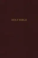 Biblia KJV, Super Giant Print, skórzana, bordowa, wydanie z czerwonymi literami - KJV, Reference Bible, Super Giant Print, Leather-Look, Burgundy, Red Letter Edition