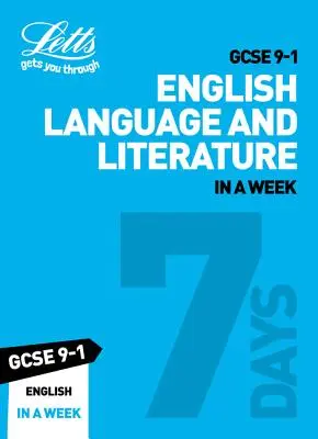 GCSE 9-1 Język angielski i literatura w tydzień - idealny do nauki w domu, egzaminy 2022 i 2023 - GCSE 9-1 English Language and Literature In A Week - Ideal for Home Learning, 2022 and 2023 Exams