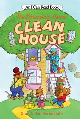 Niedźwiedzie Berenstain sprzątają dom [z naklejkami] - The Berenstain Bears Clean House [With Stickers]