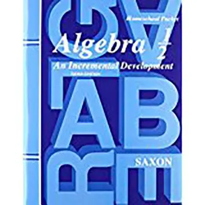 Saxon Algebra 1/2 Klucz odpowiedzi i testy Wydanie trzecie - Saxon Algebra 1/2 Answer Key & Tests Third Edition