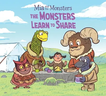 MIA and the Monsters: Potwory uczą się dzielić: Wydanie angielskie - MIA and the Monsters: The Monsters Learn to Share: English Edition