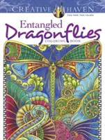 Kolorowanka Zaplątane ważki Creative Haven - Creative Haven Entangled Dragonflies Coloring Book