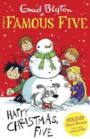 Słynna Piątka: Kolorowe opowiadania: Wesołych Świąt, Piątko! - Famous Five Colour Short Stories: Happy Christmas, Five!