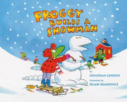 Żabek buduje bałwana - Froggy Builds a Snowman