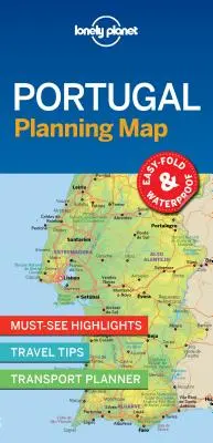 Lonely Planet Portugalia Mapa planowania 1 - Lonely Planet Portugal Planning Map 1