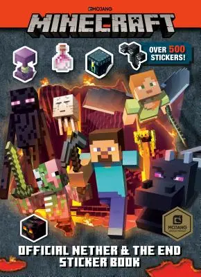 Minecraft Oficjalna książka z naklejkami Nether and the End (Minecraft) - Minecraft Official the Nether and the End Sticker Book (Minecraft)