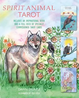 Spirit Animal Tarot: Zawiera inspirującą książkę i pełną talię specjalnie zamówionych kart tarota - Spirit Animal Tarot: Includes an Inspirational Book and a Full Deck of Specially Commissioned Tarot Cards