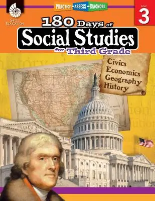 180 dni badań społecznych dla trzeciej klasy: Ćwicz, oceniaj, diagnozuj - 180 Days of Social Studies for Third Grade: Practice, Assess, Diagnose