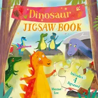 Układanka z dinozaurami - zawiera 4 układanki! - Dinosaur Jigsaw Book - Includes 4 Jigsaws!