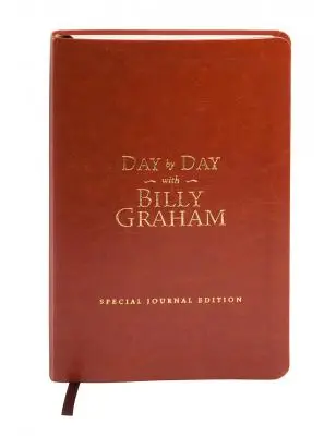 Dzień po dniu z Billym Grahamem: Wydanie specjalne (imitacja skóry) - Day by Day with Billy Graham: Special Journal Edition (Imitation Leather)