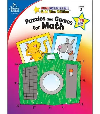 Zagadki i gry matematyczne, klasa 2: Gold Star Edition - Puzzles and Games for Math, Grade 2: Gold Star Edition