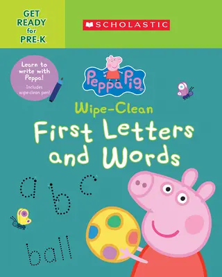 Świnka Peppa: Pierwsze litery i słowa do wycierania - Peppa Pig: Wipe-Clean First Letters and Words