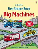 Pierwsza książeczka z naklejkami Duże maszyny - First Sticker Book Big Machines