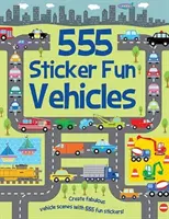 555 Naklejkowe pojazdy do zabawy - 555 Sticker Fun Vehicles