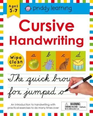 Wipe Clean Workbook: Cursive Handwriting: Wiek 5-7 lat; Czyść długopisem - Wipe Clean Workbook: Cursive Handwriting: Ages 5-7; Wipe-Clean with Pen