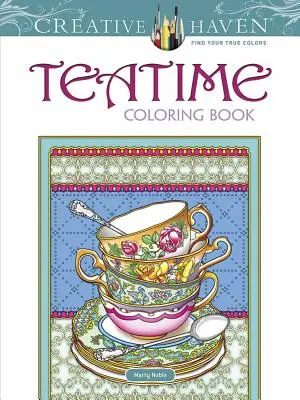 Kolorowanka Creative Haven Czas na herbatę - Creative Haven Tea Time Coloring Book