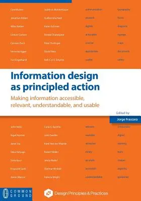 Projektowanie informacji jako działanie oparte na zasadach: Uczynienie informacji dostępnymi, istotnymi, zrozumiałymi i użytecznymi - Information design as principled action: Making information accessible, relevant, understandable, and usable