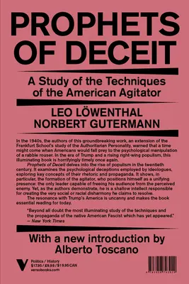 Prorocy oszustwa: studium technik amerykańskiego agitatora - Prophets of Deceit: A Study of the Techniques of the American Agitator