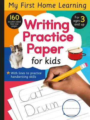 Zeszyt do nauki pisania dla dzieci: 160 dwustronnych kartek do wyrywania - Writing Practice Paper for Kids: 160 Double-Sided Tear-Out Pages