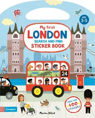 Moja pierwsza londyńska książeczka z naklejkami - My First London Search and Find Sticker Book