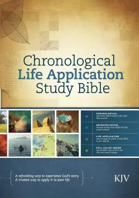 Biblia do studiowania chronologii życia - KJV - Chronological Life Application Study Bible-KJV