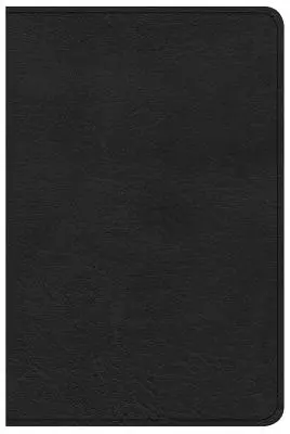 Kompaktowa Biblia KJV z dużym drukiem, czarna skórzana okładzina - KJV Large Print Compact Reference Bible, Black Leathertouch